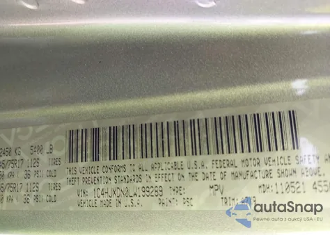 2020 Jeep Wrangler Unlimited Sport S 4X4 из США, поврежденный, VIN 1C4HJXDN0LW199289